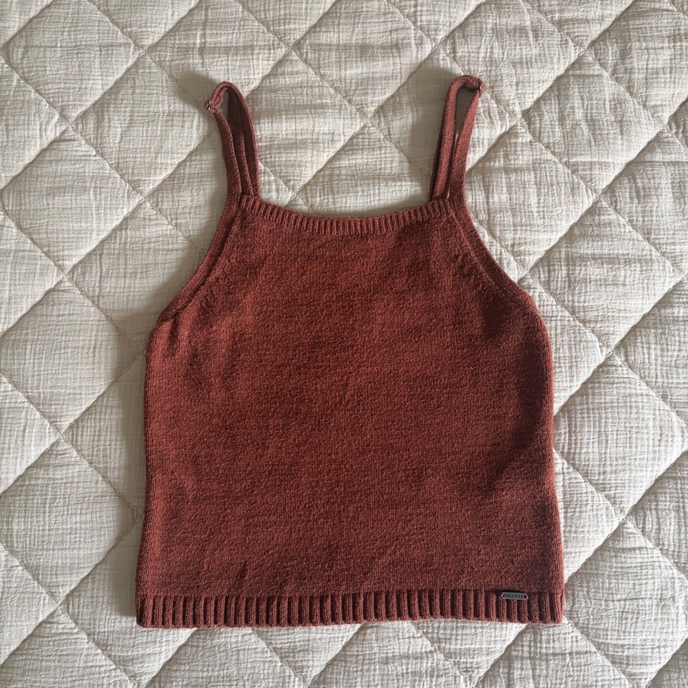 Hollister Copper Knit top Medium